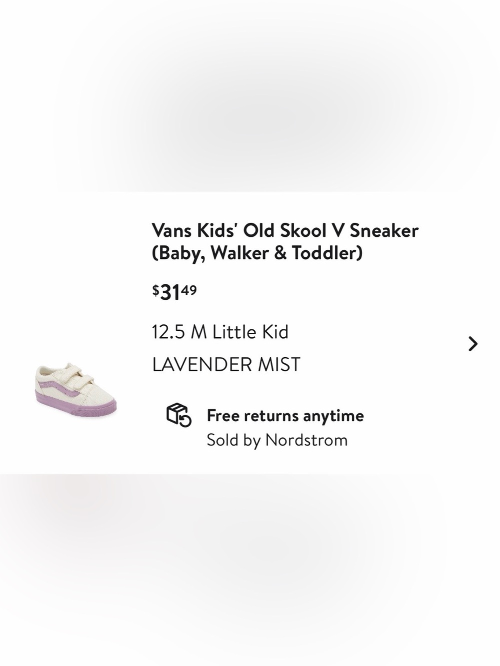 Vans Kids Old Skool V Sneakers - Lavender